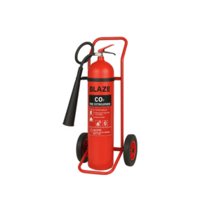 CO2 fire extinguisher – Trolley type