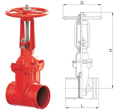 Resilient Seat OS&Y Gate Valve - Image 2