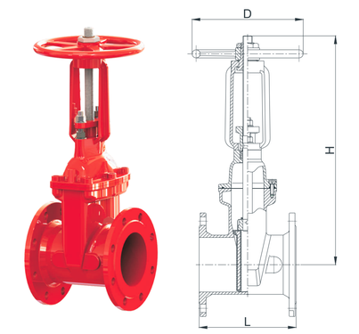 Resilient Seat OS&Y Gate Valve