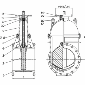 Resilient Seat NRS Valve – Sizes 14″ to 24″