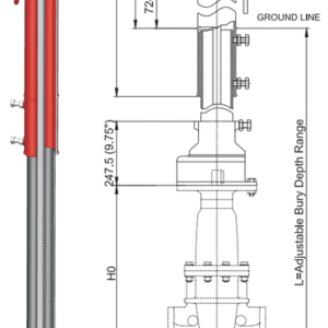 Vertical Post Indicator (14″ – 24″)